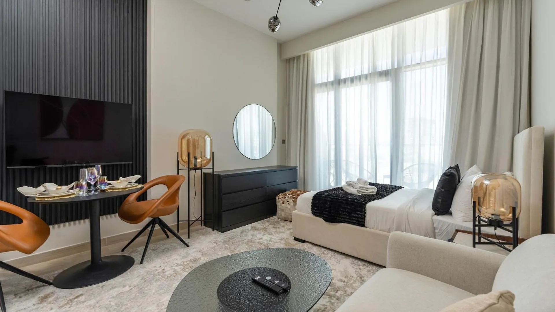 Nasma Luxury Stays - Azizi Riviera 6 Cozy Studio With Burj Khalifa View Dubai United Arab Emirates